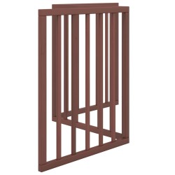 Barrière pour chien pliable 3 panneaux 150 cm bois de peuplier 561506561506