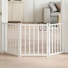 Barrière pour chien pliable 3 panneaux 150 cm bois sapin massif 561514561514