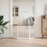 Barrière pour chien pliable 3 panneaux 150 cm bois sapin massif 561514561514