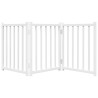 Barrière pour chien pliable 3 panneaux 150 cm bois sapin massif 561514561514