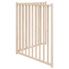 Barrière pour chien pliable 2 panneaux 160 cm bois sapin massif 561515561515