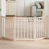 Barrière pour chien pliable 3 panneaux 150 cm bois sapin massif 561517561517