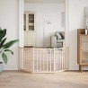 Barrière pour chien pliable 3 panneaux 150 cm bois sapin massif 561517561517
