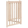 Barrière pour chien pliable 3 panneaux 150 cm bois sapin massif 561517561517