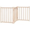 Barrière pour chien pliable 3 panneaux 150 cm bois sapin massif 561517561517