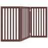 Barrière pour chien pliable 3 panneaux 150 cm bois de peuplier 561524561524