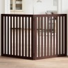 Barrière pour chien pliable 2 panneaux 160 cm bois de peuplier 561525561525