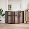 Barrière pour chien pliable 2 panneaux 160 cm bois de peuplier 561525561525
