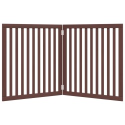 Barrière pour chien pliable 2 panneaux 160 cm bois de peuplier 561525561525