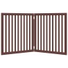 Barrière pour chien pliable 2 panneaux 160 cm bois de peuplier 561525561525