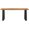 Banc avec bord vivant 110 cm bois d'acacia massif 561526561526