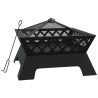 Foyer avec tisonnier 50 cm XXL acier 561530561530