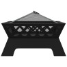 Foyer avec tisonnier 50 cm XXL acier 561530561530