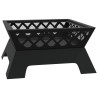 Foyer avec tisonnier 50 cm XXL acier 561530561530