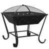 Foyer avec tisonnier 50 cm XXL acier 561536561536
