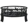 Foyer avec tisonnier 50 cm XXL acier 561537561537