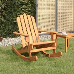 Chaise à bascule Adirondack bois massif d'acacia 561538561538