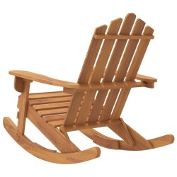 Chaise à bascule Adirondack bois massif d'acacia 561538561538
