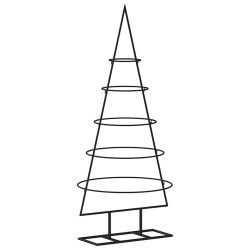 Arbre de Noël en métal pour décoration noir 90 cm 561543561543