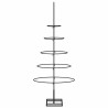 Arbre de Noël en métal pour décoration noir 90 cm 561543561543