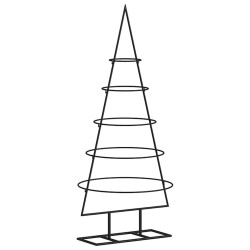 Arbre de Noël en métal pour décoration noir 90 cm 561543561543