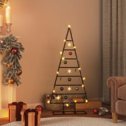Arbre de Noël en métal pour décoration noir 125 cm 561544561544