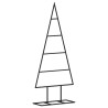 Arbre de Noël en métal pour décoration noir 60 cm 561545561545
