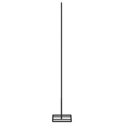Arbre de Noël en métal pour décoration noir 60 cm 561545561545