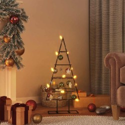 Arbre de Noël en métal pour décoration noir 60 cm 561547561547
