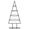 Arbre de Noël en métal pour décoration noir 60 cm 561547561547