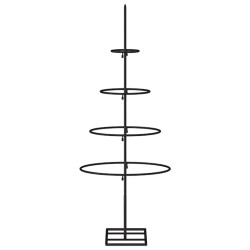 Arbre de Noël en métal pour décoration noir 60 cm 561547561547