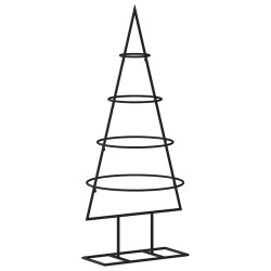 Arbre de Noël en métal pour décoration noir 60 cm 561547561547