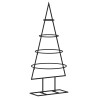 Arbre de Noël en métal pour décoration noir 60 cm 561547561547