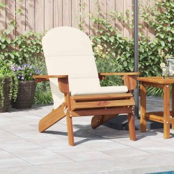 Chaise de jardin Adirondack avec coussins bois massif d'acacia 561549561549