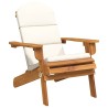 Chaise de jardin Adirondack avec coussins bois massif d'acacia 561549561549
