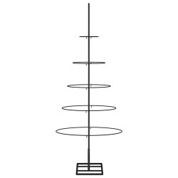 Arbre de Noël en métal pour décoration noir 125 cm 561550561550