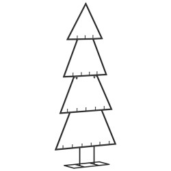 Arbre de Noël en métal pour décoration noir 90 cm 561551561551