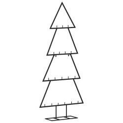 Arbre de Noël en métal pour décoration noir 90 cm 561551561551