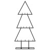 Arbre de Noël en métal pour décoration noir 60 cm 561553561553