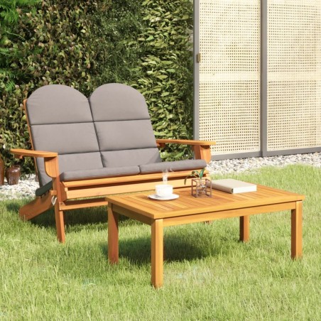Ensemble de salon de jardin Adirondack 2 pcs bois acacia solide 561555561555
