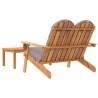 Ensemble de salon de jardin Adirondack 2 pcs bois acacia solide 561555561555
