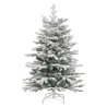 Sapin de Noël artificiel à charnières avec neige floquée 120 cm 561559561559
