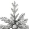 Sapin de Noël artificiel à charnières avec neige floquée 120 cm 561559561559