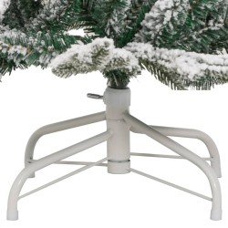Sapin de Noël artificiel à charnières avec neige floquée 120 cm 561559561559
