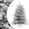 Sapin de Noël artificiel à charnières avec neige floquée 150 cm 561560561560