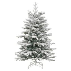 Sapin de Noël artificiel à charnières avec neige floquée 150 cm 561560561560
