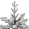 Sapin de Noël artificiel à charnières avec neige floquée 150 cm 561560561560