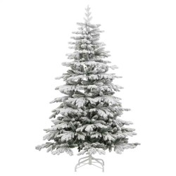 Sapin de Noël artificiel à charnières avec neige floquée 180 cm 561561561561