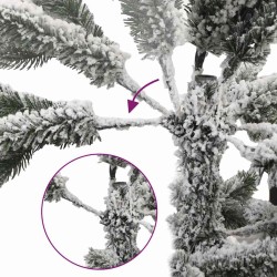 Sapin de Noël artificiel à charnières avec neige floquée 180 cm 561561561561