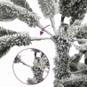 Sapin de Noël artificiel à charnières avec neige floquée 180 cm 561561561561